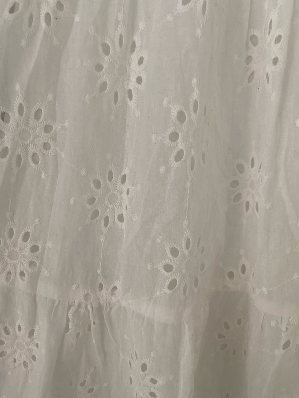 HYFVE White Eyelet Ruffle Tiered Dress - Picture 3 of 7